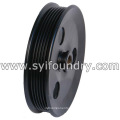 OEM  Industrial Forged Steel Concrete Cement Mixer rope pulley Wheels  pulley with bearings